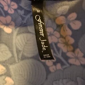 Career Wear Navy floral sleeveless top M size